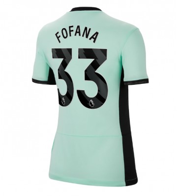 Chelsea Wesley Fofana #33 Tercera Equipación Mujer 2023-24 Manga Corta